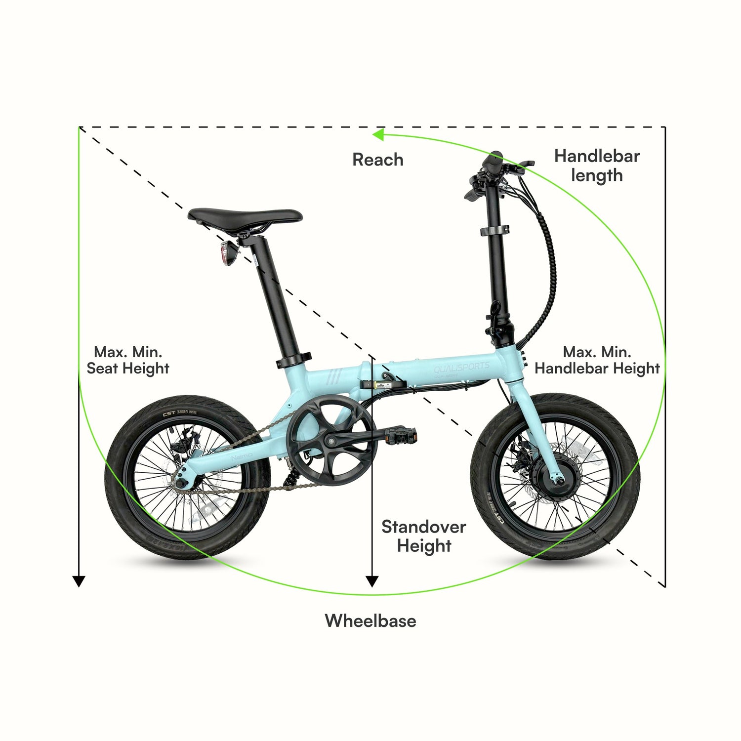 qualisports_nemo_folding_ebike_size chart
