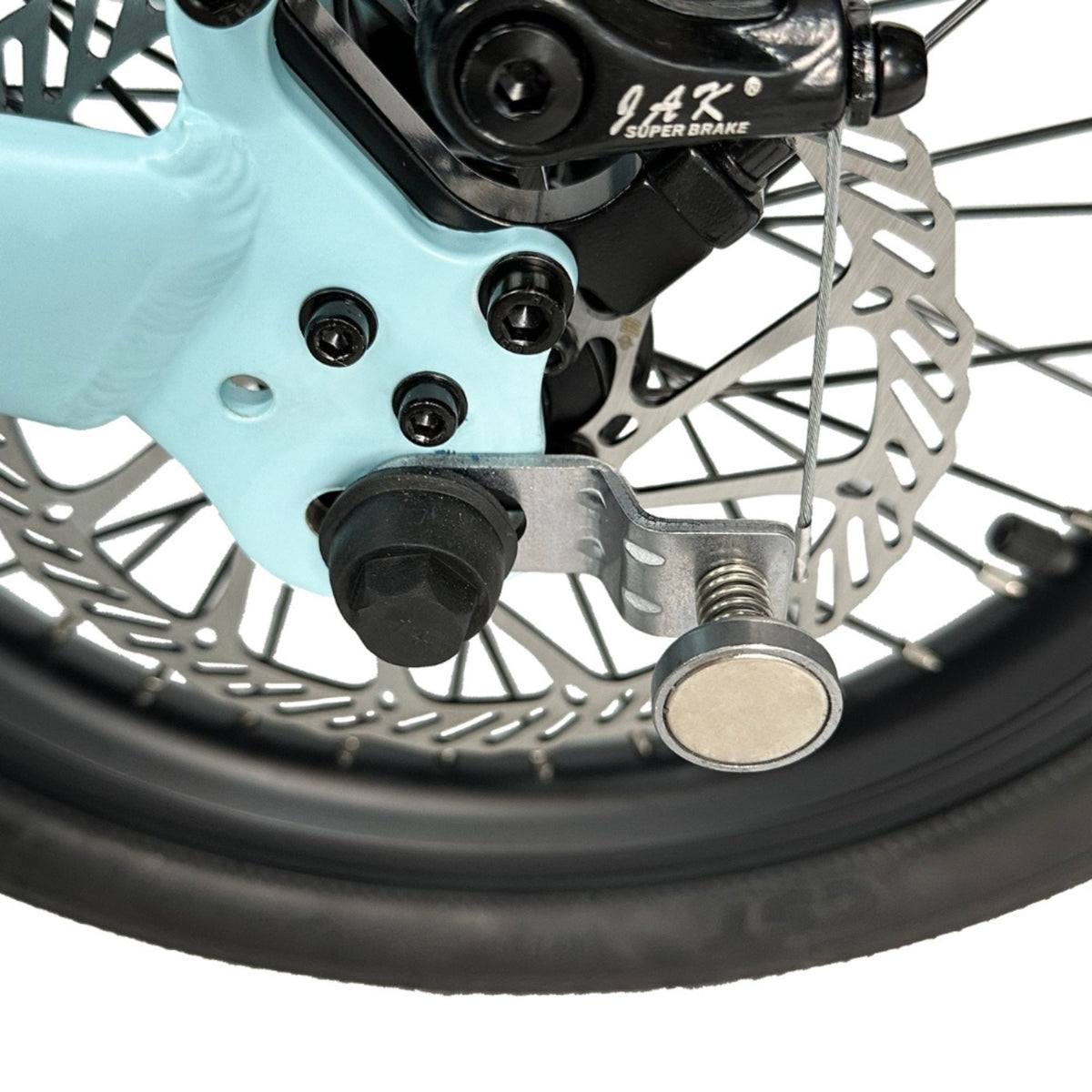 Folding e-bike nemo with magnetism