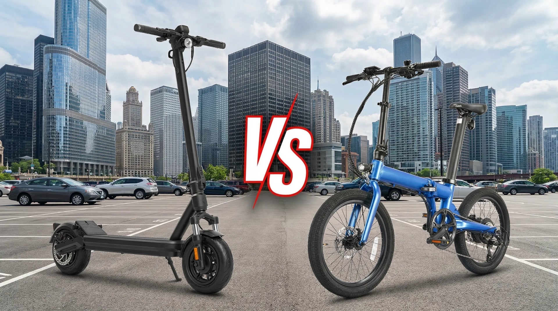 electric scooters and electric bicycles 2026 Gio Wasp 400W Scooter Bike dual suspension Folding eBike vs Electric Scooter: