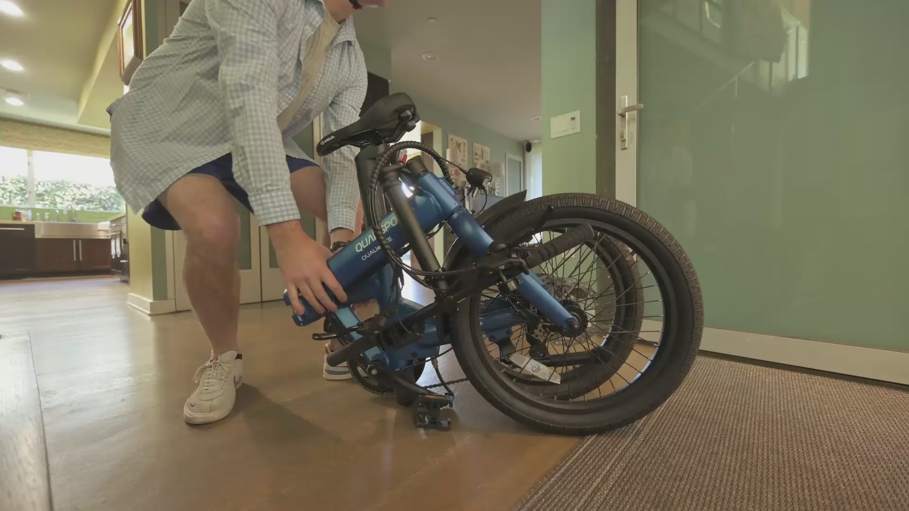 Qualisports Dolphin Folding Elecric bike Review video