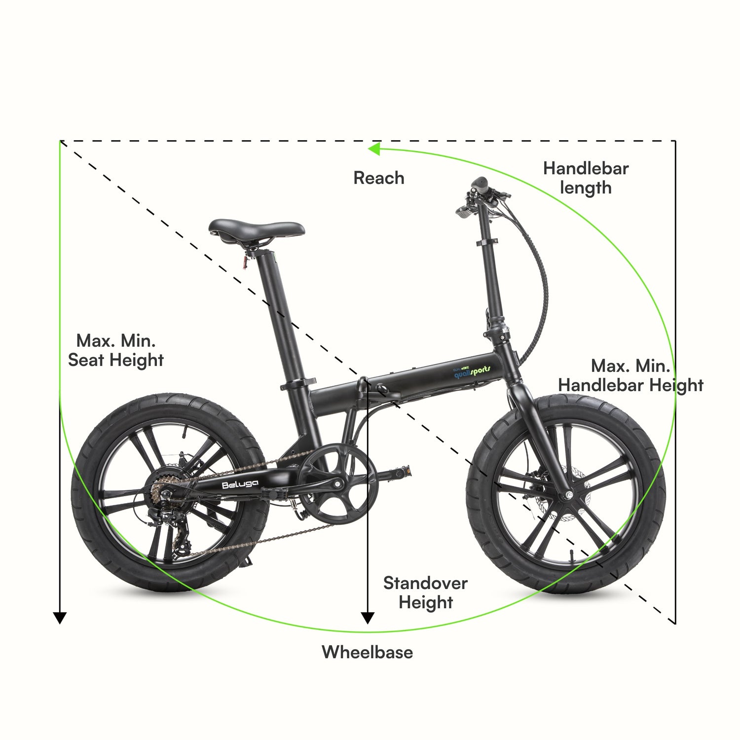 qualisports_beluga_folding_ebike_size chart